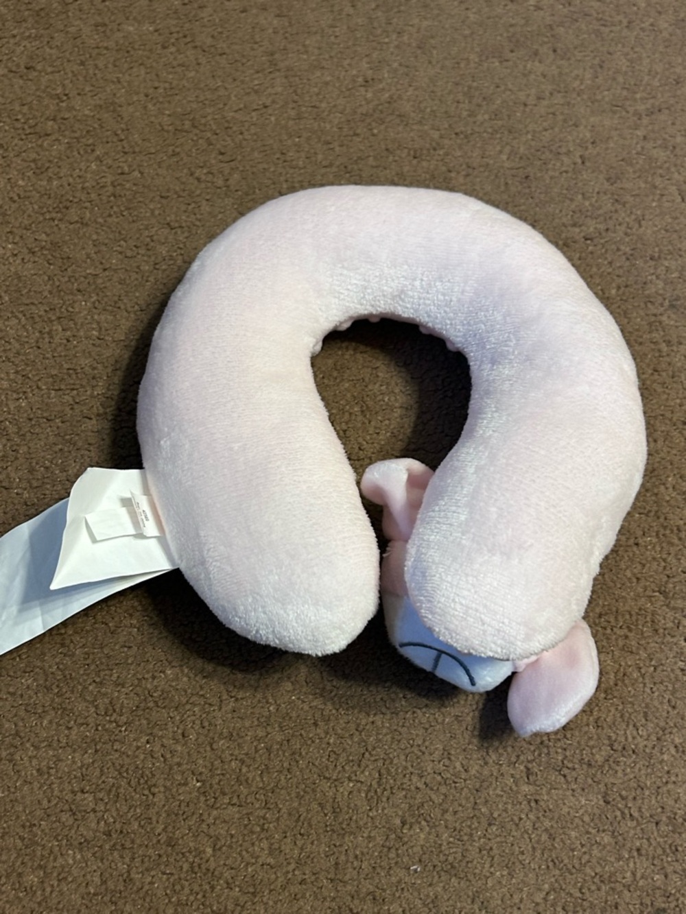 Soft Pink Baby Blanket & Neck Pillow Set - Picture 4 of 5